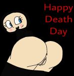  anus baby_face babyface_(happy_death_day) black_hoodie black_pants blue_eyes cuntboy downpants happy_death_day hood hoodie killer male_focus non-web_source nude one_tooth pants pussy smile vaginal 