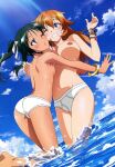  charlotte_e_yeager francesca_lucchini nipples pantsu strike_witches tagme topless wet 