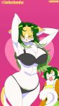 16:9 2024 2d_animation animated anthro big_breasts breasts dancing digital_media_(artwork) domestic_cat duo felid feline felis female frame_by_frame fur green_eyes green_hair hair hi_res laureano looking_at_viewer loop mammal no_sound short_playtime signature simple_background sundyz sundyz&#039;s_mom tail white_body widescreen
