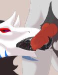 bodily_fluids dripping duo eyes_closed female genitals hi_res king_chulapa knot long_tongue male male/female neck_tuft open_mouth oral penis pubes saliva saliva_drip saliva_on_tongue sergal sex teeth tongue tongue_out tonguejob tuft unknown_artist victoria_(sergal)