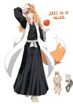  animal_ears bleach cosplay craft_lawrence crossover holo komamura_sajin spice_and_wolf tagme tail 