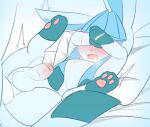  2024 3_toes absurd_res anal anal_penetration blush bodily_fluids covering covering_eyes covering_face cum digital_media_(artwork) disembodied_penis duo eeveelution ejaculation embarrassed feet feral feral_focus feral_penetrated fur generation_4_pokemon genital_fluids genitals glaceon hands-free hi_res kemono male male/male male_focus male_penetrated male_penetrating male_penetrating_male motion_lines nintendo open_mouth orgasm pawpads paws penetration penile penile_penetration penis penis_in_ass pillow pokemon pokemon_(species) rael saliva sex solo_focus spread_legs spreading tears toes tongue 