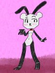 3:4 anthro bear blush blush_lines breasts bunny_costume cartoon_network clothing costume featureless_breasts featureless_crotch female mammal navel presenting reverse_bunny_costume solo teri_(tawog) the_amazing_world_of_gumball 貓fy_(artist)