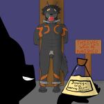  anthro asherwolf_(artist) bdsm bondage bound canid canine canis hi_res kidnap male male/male mammal permanent solo solo_focus wolf 