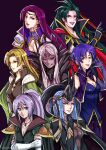  6+girls arete_(fire_emblem) armor aversa_(fire_emblem) blonde_hair blue_eyes blue_hair breasts brown_hair brunnya_(fire_emblem) cape cleavage dark-skinned_female dark_skin earrings facial_mark feathers fire_emblem fire_emblem:_path_of_radiance fire_emblem:_the_binding_blade fire_emblem:_the_blazing_blade fire_emblem:_the_sacred_stones fire_emblem_awakening fire_emblem_fates gloves green_eyes gzei hair_ornament ishtar_(fire_emblem) jewelry lipstick makeup multiple_girls pauldrons petrine_(fire_emblem) pink_hair ponytail selena_(fire_emblem:_the_sacred_stones) shoulder_armor signature trait_connection ursula_(fire_emblem) white_hair 