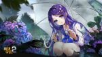  benghuai_xueyuan honkai_impact jyahnar seifuku tirara umbrella wallpaper wet 