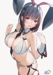  animal_ears bikini bunny_ears cleavage iltusa swimsuits tagme 