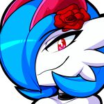  1:1 2021 clothed clothing digital_media_(artwork) female gaiki gardevoir hair humanoid looking_at_viewer nintendo not_furry pok&eacute;mon pok&eacute;mon_(species) reaction_image red_eyes shiny_pok&eacute;mon smile smug solo video_games 