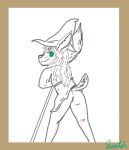  absurd_res anthro cervid female hi_res mammal scoctch simple_background solo tags_(disambiguation) 