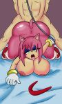 3:5 accessory ahegao all_fours amy_rose anthro areola big_breasts big_butt breasts butt doggystyle domination duo female female_domination from_behind_position hair hair_accessory hairband hi_res human looking_pleasured male male/female mammal penetration pink_hair restrained sex sonic_the_hedgehog_(series) theshamelessfreak thick_thighs tongue tongue_out video_games 