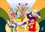  animaniacs berri chipmunk chiropteran conker&#039;s_bad_fur_day crossover fairy female female/female fifi_la_fume gregtoon07 ground_squirrel mammal mephitid minerva_mink mink mustelid musteline rareware rodent rouge_the_bat samba_de_amigo sciurid shantae shantae_(series) skunk sonic_the_hedgehog_(series) sonic_x tiny_toon_adventures video_games warner_brothers wayforward 