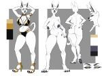  2020 anthro areola armlet big_breasts bikini black_nails black_nipples black_nose black_sclera breasts butt canid canine canis cleavage clothed clothing collar colored_nails didihell ear_piercing female footwear fur genitals hi_res high_heels hollandworks jackal looking_at_viewer mammal model_sheet nailah_nazim nails navel nipples nude piercing pussy shoes smile solo swimwear white_body white_fur wide_hips yellow_eyes 