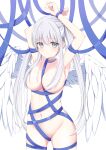  bondage naked_ribbon suzunashi_rei tagme wings 