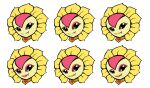  anonymous_artist anthro chart digimon digimon_(species) elemental_creature elemental_humanoid eyeshadow female female_(lore) flora_fauna flower headshot_portrait hi_res humanoid jewelry lipstick makeup plant plant_humanoid portrait smile solo sunflower sunflowmon tagme 