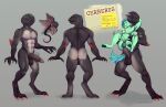  absurd_res anal anthro balls big_balls big_penis canid canine canis demogorgon duo english_text foreskin fur genitals green_body green_fur hi_res humanoid humanoid_genitalia humanoid_on_anthro humanoid_penis hyper male male/male male_penetrated male_penetrating male_penetrating_male mammal model_sheet monster penetration penis retracted_foreskin ridiculous_fit stranger_things teratophallia teratophilia text uncut wolf 