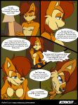  absurd_res anthro archie_comics aval0nx bed bedroom book breasts brother brother_and_sister chipmunk clothed clothing comic dialogue duo elias_acorn english_text female furniture ground_squirrel hi_res male male/female mammal profanity reading rodent sally_acorn sciurid sibling sister smile smirk sonic_the_hedgehog_(archie) sonic_the_hedgehog_(comics) sonic_the_hedgehog_(series) text topless underwear url 