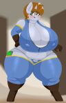  absurd_res anthro anthrofied areola big_breasts breasts brown_hair chest_tuft cleavage clothed clothing coatieyay equid equine fallout_equestria fan_character female hair hasbro hi_res horn huge_breasts littlepip mammal my_little_pony nipple_outline overweight overweight_anthro overweight_female panties pubes solo thick_thighs tuft underwear unicorn 