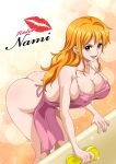  ass cleavage naked_apron nami one_piece 