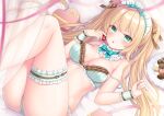  bra garter long_hair original panties tagme_(artist) twintails underwear 