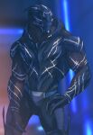  alien blue_eyes clothed clothing hand_on_hip kaeto male mass_effect meken muscular muscular_male relay314 solo standing topless turian underwear video_games 