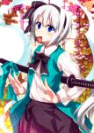  konpaku_youmu myon sazanami_mio sword touhou valentine 