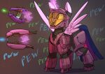  absurd_res armor clothed clothing digital_media_(artwork) equid equine female feral hasbro hi_res horn mammal my_little_pony smile solo underpable winged_unicorn wings 