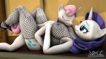  3d_(artwork) age_difference anthro anthrofied big_breasts breasts digital_media_(artwork) duo equid equine female fishnet_clothing friendship_is_magic gynomorph gynomorph/female hasbro hi_res horn incest_(lore) inside intersex intersex/female larger_female mammal my_little_pony older_female rarity_(mlp) senthaurekmern sibling sister sisters size_difference smaller_gynomorph smaller_intersex sweetie_belle_(mlp) unicorn young younger_gynomorph 