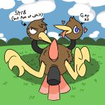  &lt;3 1:1 2_heads anal animal_genitalia avian bird bodily_fluids columbid disembodied_penis dodo doduo feathers feral genital_slit genitals grass hi_res male male/male multi_head nintendo otterjunk penis plant pok&eacute;mon pok&eacute;mon_(species) roxanne_(otterjunk) slit solo stated_heterosexuality stated_homosexuality stated_sexuality sweat tail_feathers talons tapering_penis text video_games 