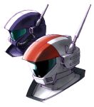  from_side ginga_hyouryuu_vifam head_only ishigaki_jun&#039;ya looking_ahead mecha no_humans radio_antenna science_fiction sketch torunfam vifam visor white_background 