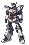  char&#039;s_counterattack clenched_hands fusion gundam jegan looking_ahead mecha missile_pod n.jehuty r-gun science_fiction solo standing super_robot_wars super_robot_wars_original_generation visor white_background 