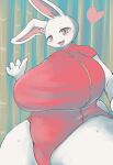  4_fingers anthro asian_clothing big_breasts blush breasts chinese_clothing clothed clothing cocolog curvy_figure east_asian_clothing female fingers fur hi_res huge_breasts kemono lagomorph leporid looking_at_viewer mammal open_mouth rabbit red_eyes slightly_chubby solo thick_thighs voluptuous white_body white_fur wide_hips 
