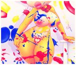  &lt;3 anthro bodypaint butt_print female furniture genitals hi_res jewelry koopa koopaling lips mario_bros necklace nintendo nipples nude paint pussy scalie sirredbenjamin solo table thick_lips thick_thighs video_games wendy_o._koopa wide_hips 