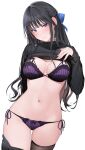  bra pantsu shirt_lift tagme thighhighs xretakex 