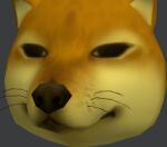  ambiguous_gender anonymous_artist canid canine canis cheems doge dogelore domestic_dog fur grey_background low_res mammal meme roblox simple_background solo thumbnail yellow_body yellow_fur 