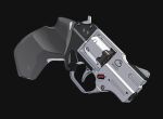  3d black_background cancell from_side gun handgun no_humans original pistol revolver solo weapon weapon_sheet 