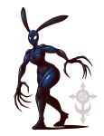  anthro blazbaros bodysuit claws clothing cybernetics cyborg female full_body_suit hi_res lagomorph latex_clothing leporid lilap_the_sky_watcher machine mammal rabbit rubber rubber_suit skinsuit solo superhero tight_clothing 