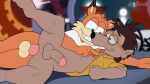  16:9 anal animated anthro blue_eyes bubsy bubsy_(series) domestic_cat duo felid feline felis gobanire hi_res male male/male mammal rodent sex short_playtime video_games virgil widescreen 