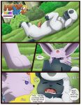  absol animal_genitalia animal_penis aroused bodily_fluids border canid canine canine_penis comic conditional_dnp detailed_background drooling duo eeveelution english_text erection espeon eyes_closed fan_character female feral genitals hi_res lying male male/female mammal nintendo on_back open_mouth penis pok&eacute;mon pok&eacute;mon_(species) saliva sleeping snoring speech_bubble text video_games wet_dream white_border xxgato 