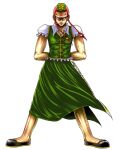  1boy braid fuu_(futian) genderswap genderswap_(ftm) green_vest hong_meiling long_skirt muscular short_sleeves skirt sunglasses touhou vest 
