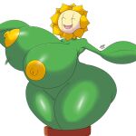  absurd_res anthro big_breasts big_butt bouncing_breasts breasts butt close-up elemental_creature elemental_humanoid female flora_fauna flower flower_creature flower_humanoid genitals green_body green_pussy hi_res huge_breasts humanoid itisjoidok nintendo nipples not_furry plant plant_humanoid pok&eacute;mon pok&eacute;mon_(species) pot_(disambiguation) pussy smile solo solo_focus sunflora sunflower thick_thighs video_games wide_hips yellow_nipples 