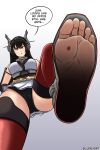  absurdres crushed feet foot_focus giant giantess highres kantai_collection nagato_(kancolle) 