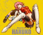  flcl haruko_haruhara manai_street naota_nandaba tagme 