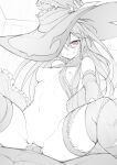  1girl aisha_landar blush breasts cowgirl_position cum cum_in_pussy detached_sleeves elsword hat long_hair looking_down nipples one_eye_covered oz_sorcerer_(elsword) sketch small_breasts smile straddling sweat symbol_commentary thighhighs very_long_hair waero witch_hat zipper 
