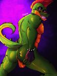  2021 abs abstract_background alligator alligatorid anthro areola balls barazoku bedroom_eyes biceps bracelet butt claws clothing collar crocodilian eyewear five_nights_at_freddy&#039;s five_nights_at_freddy&#039;s:_security_breach genitals glasses gloves green_body green_butt green_nose green_scales green_skin green_tail hair half-closed_eyes hand_on_butt handwear hi_res jewelry looking_back looking_down male manly mohawk montgomery_gator_(fnaf) multicolored_body multicolored_skin multicolored_tail muscular muscular_anthro muscular_male narrowed_eyes nipples nude pecs presenting presenting_balls presenting_hindquarters purple_background raised_tail red_eyes red_hair reptile rockstar scales scalie seductive sharp_claws sharp_teeth short_hair simple_background sitting smile snarfu solo spiked_bracelet spiked_collar spiked_tail spikes spikes_(anatomy) spread_legs spreading standing star star_glasses teeth thick_thighs triceps video_games yellow_areola yellow_balls yellow_body yellow_nipples yellow_skin yellow_tail 