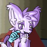  ahegao ambiguous_gender anthro bodily_fluids cum cum_in_mouth cum_inside cum_on_face cum_on_tail cum_on_tongue ditto_(disambiguation) fan_character floating_hands fur genital_fluids hi_res humanoid invalid_tag looking_pleasured mizi mizi_the_dittoshinx nintendo pok&eacute;mon pok&eacute;mon_(species) purple_body purple_fur purple_skin shinx smile solo tongue tongue_out video_games 