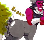  anus balls centaur equid equid_taur fart fart_fetish friendship_is_magic genitals hasbro hi_res humanoid_taur imaranx male mammal mammal_taur my_little_pony puffy_anus simple_background smelly solo taur tirek_(mlp) traditional_media_(artwork) white_background 