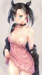  dress mary_(pokemon) nipples no_bra nopan pokemon pussy rei_kun skirt_lift uncensored 
