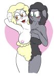  anthro blush bovid breasts caprine conjoined female fur hi_res mammal sheep skewedl0gic solo wool_(fur) 