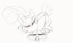  2d_animation all_fours animated anthro anthro_on_anthro arm_grab big_breasts bit-small black_and_white blush breasts eyelashes eyes_closed female female/female fluffy fluffy_tail group huge_breasts kneeling lying meowstic meowth monochrome nintendo nipple_fetish nipple_play nipple_suck on_back one_eye_closed penny_(bit-small) phoebe_(bit-small) pok&eacute;mon pok&eacute;mon_(species) sneasel sucking suzette_(bit-small) video_games whiskers 