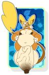  absurd_res alolan_raichu anthro balls big_balls big_bulge big_nipples big_penis blue_sclera bulge colored_nails genitals gloves_(marking) hair hi_res huge_balls huge_penis huge_tail hyper hyper_balls hyper_genitalia hyper_penis kokoro-doll male markings nails nintendo nipple_piercing nipples nude orange_body overweight penis piercing pok&eacute;mon pok&eacute;mon_(species) pomme_(kokoro-doll) ponytail raichu regional_form_(pok&eacute;mon) small_glans smile solo tan_body vein veiny_penis video_games yellow_eyes yellow_nails 